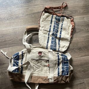 Roxy duffle and crossbody set